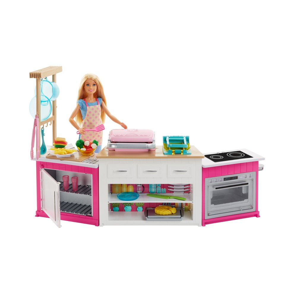 Barbie Ultimate Baking Innovation¦Baby's Kitchen & Doll Toy Playset