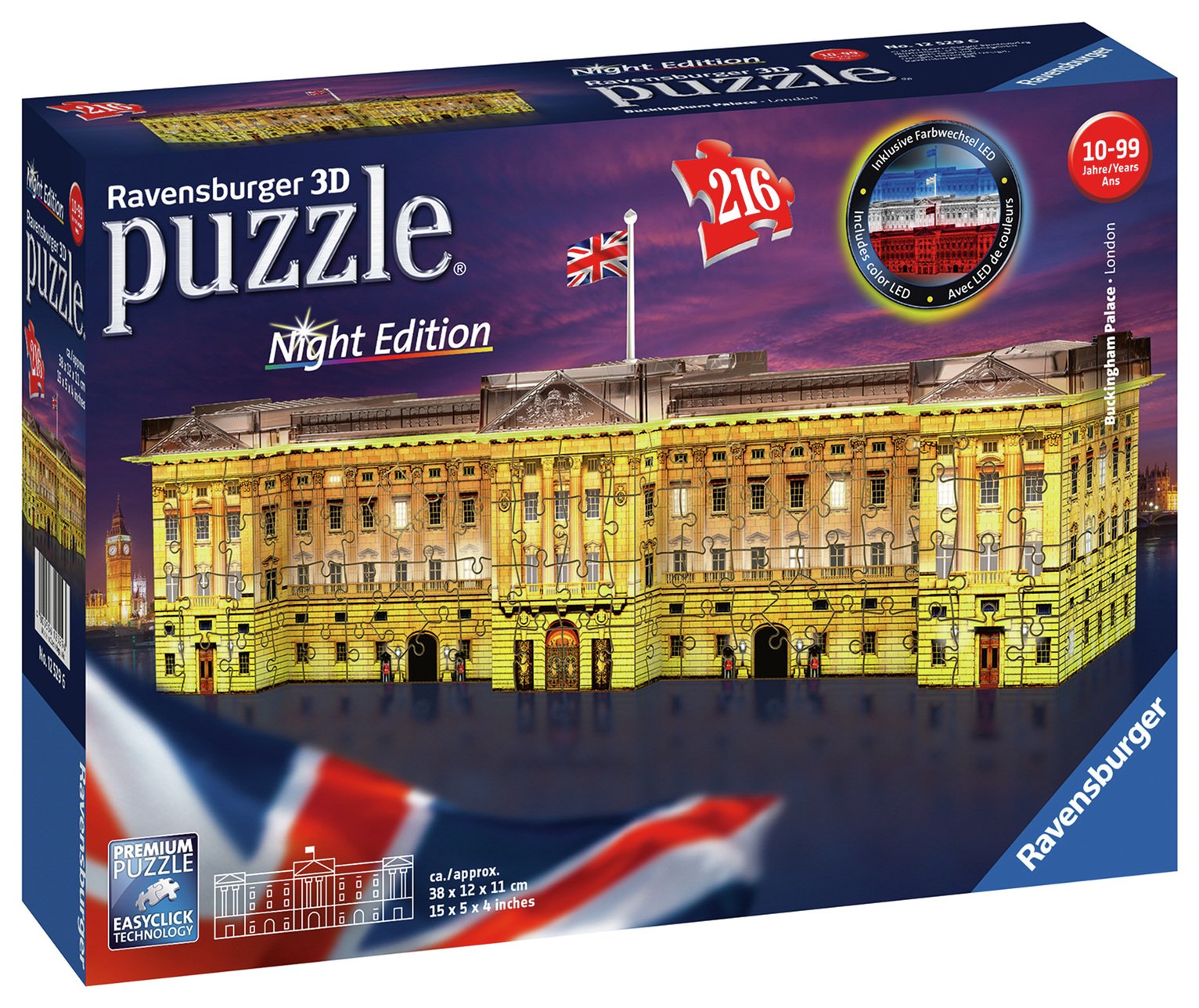 Buckingham Palace Light Up 3D Jigsaw Puzzle