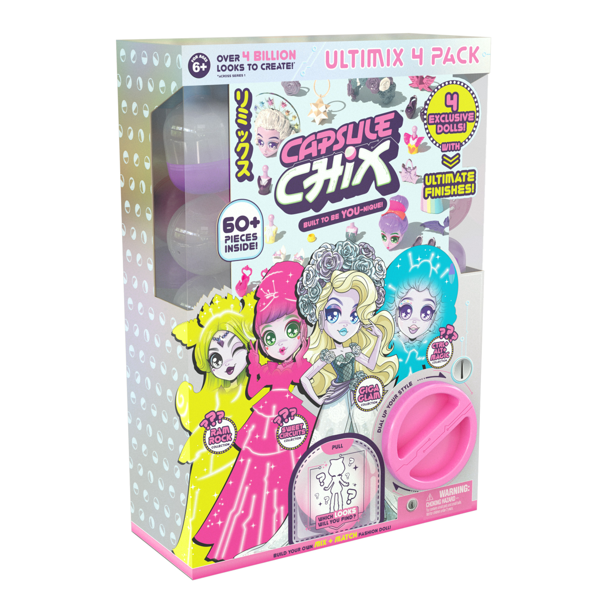 Capsule Chix Ultimix 4 Doll Surprise Mega Pack