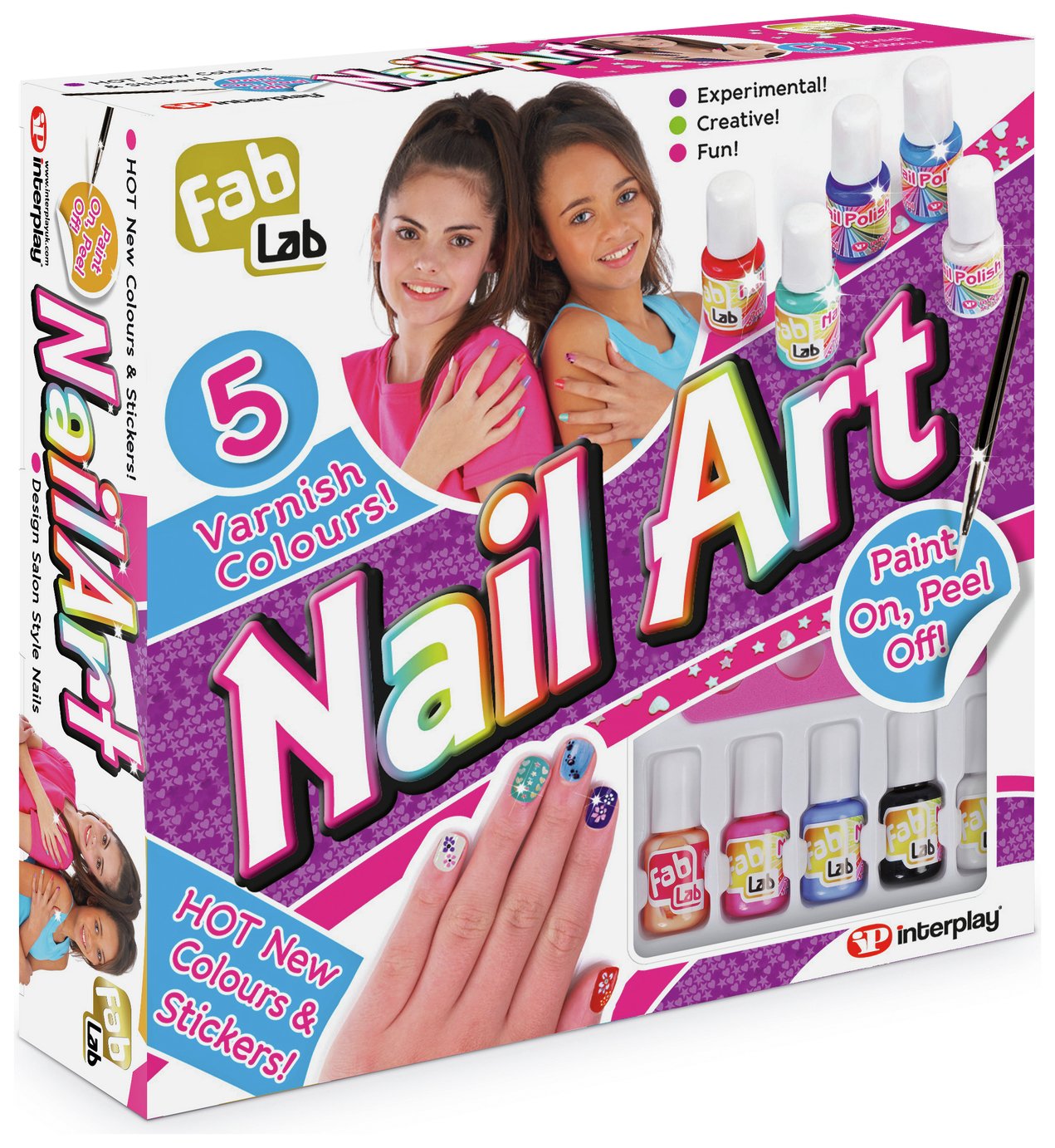 FabLab Nail Art Kids Nail Polish Painting Set