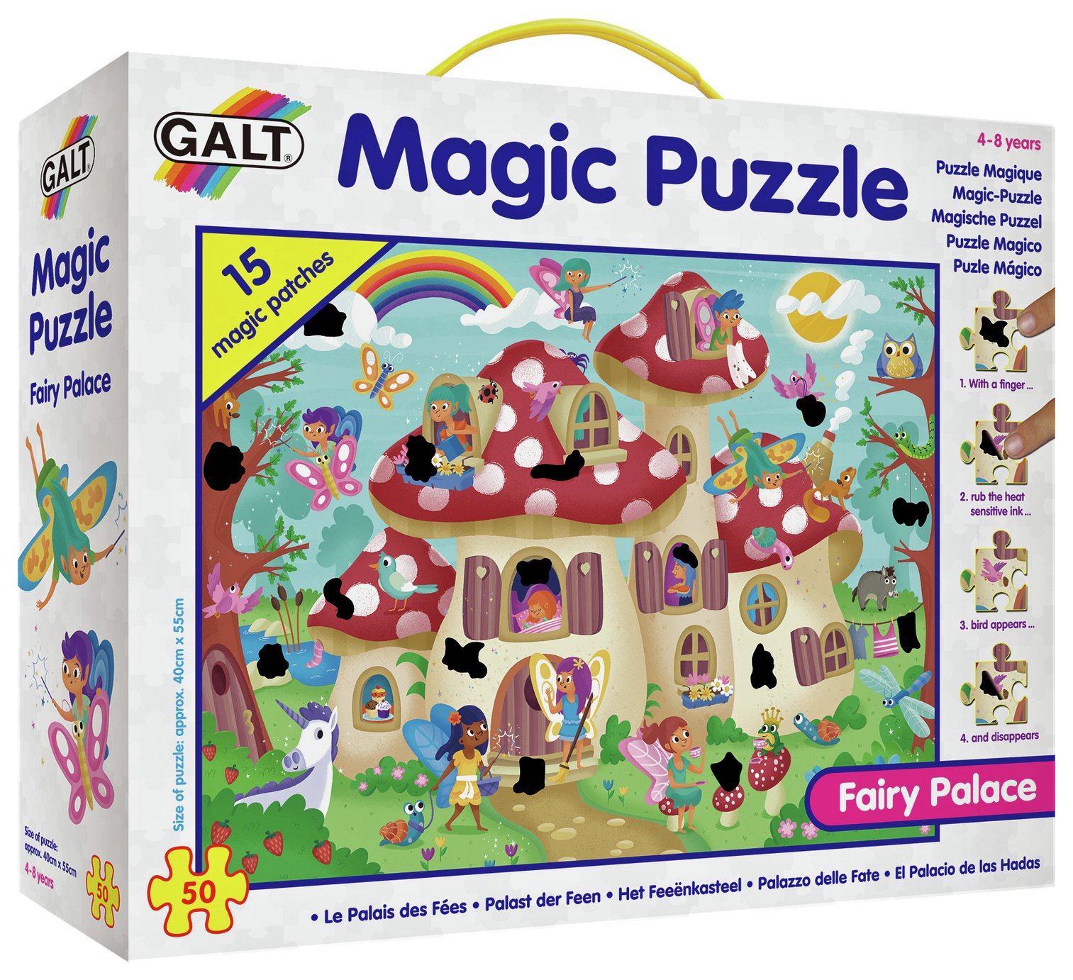 Galt Toys Fairy Palace 50 Piece Magic Puzzle