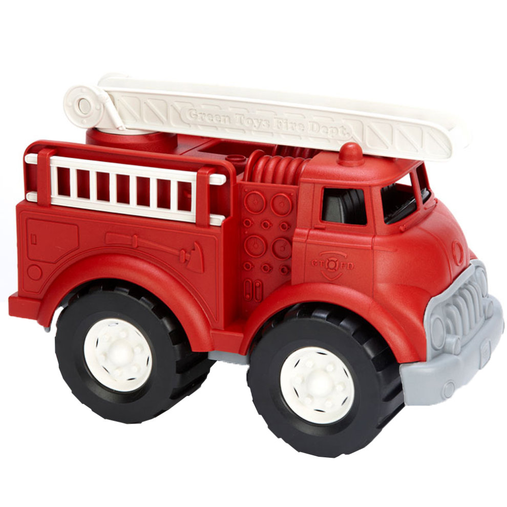 Green Toys Fire Truck with Moveable Ladders