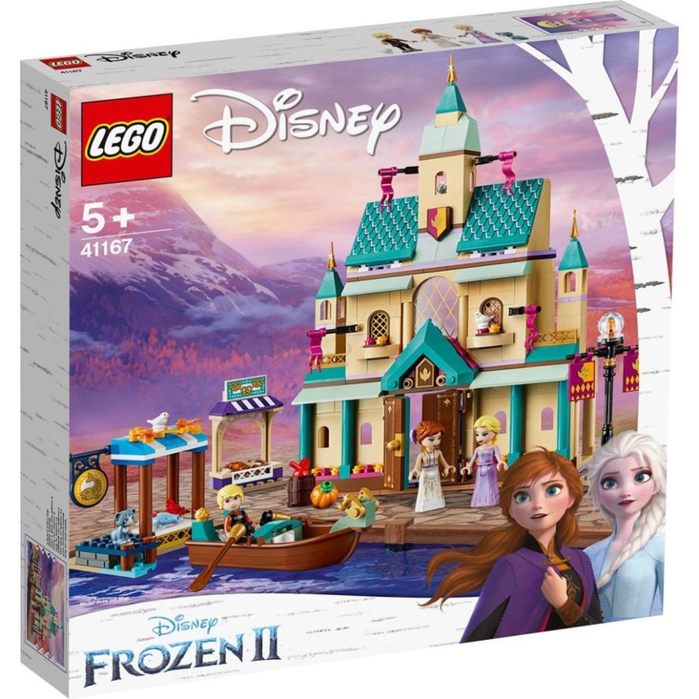 LEGO 41167 Disney Frozen II Arendelle Castle Village with Princess' Anna and Elsa plus Kristoff Mini dolls, Toy Set for Girls and Boys 5+ Years Old