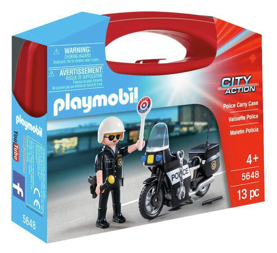 Playmobil 5468 Small Police Carry Case Toy
