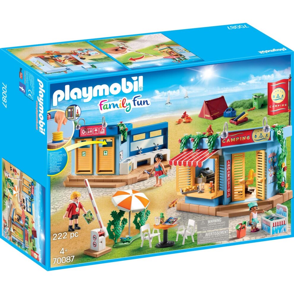 Playmobil 70087 Family Fun Large Campground 222PC Playset