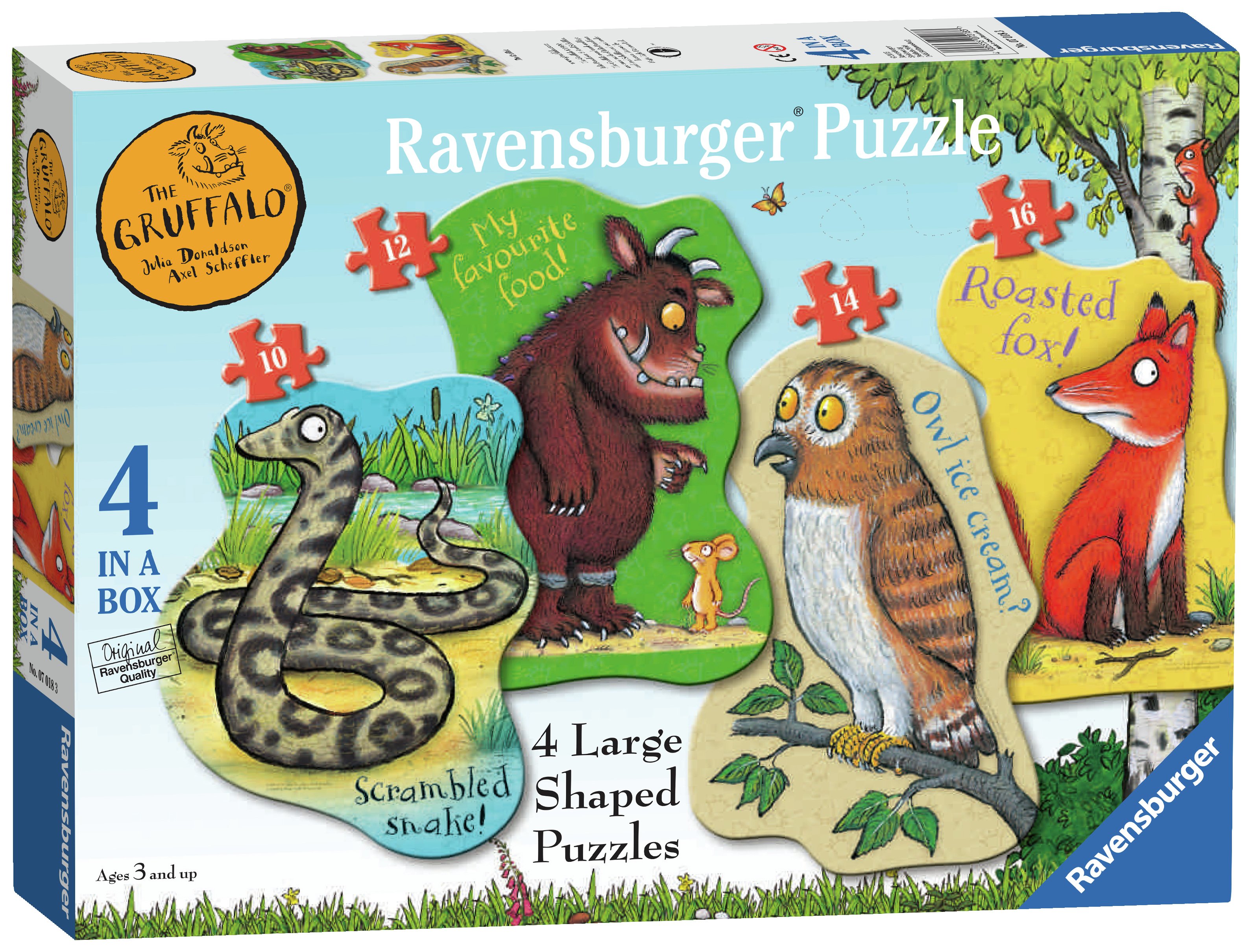 Ravensburger Gruffalo Large 4 Shaped Jigsaw Puzzle