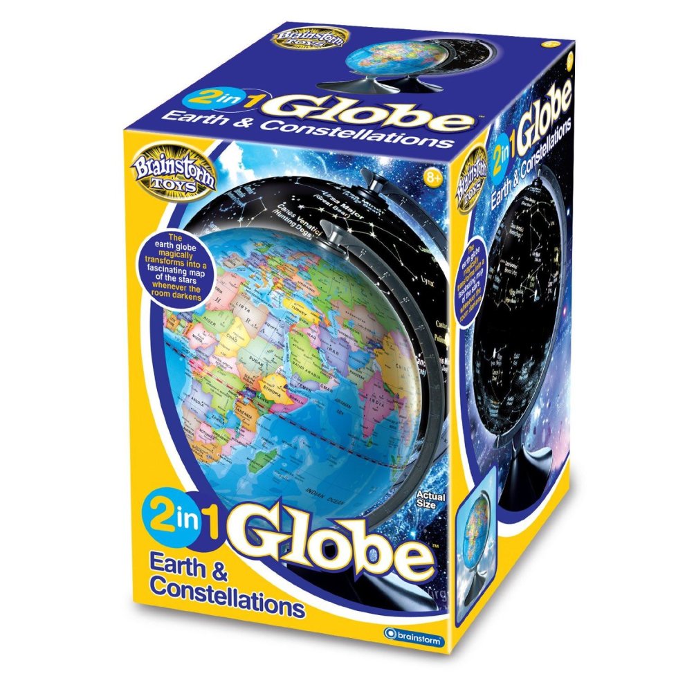 Brainstorm Toys 2 In 1 Globe Earth & Constellations