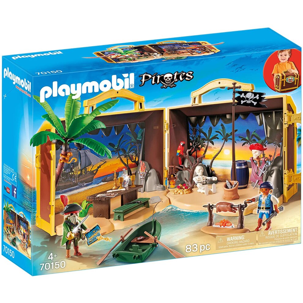 Playmobil 70150 Pirates Take Along Pirate Treasure Island