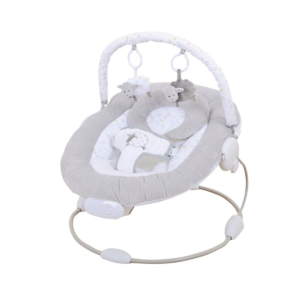 East Coast Counting Sheep Bouncer | Grey Baby Bouncer