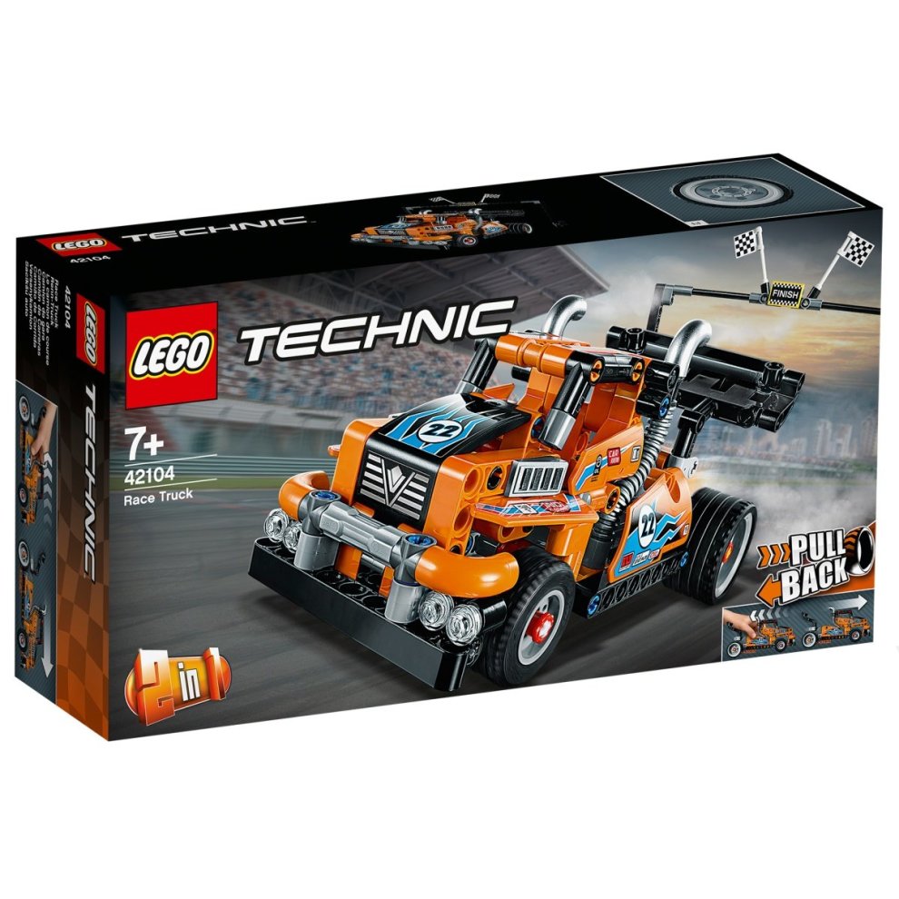 Lego Technic 42104 Race Truck & Race Car 2 in 1 Set