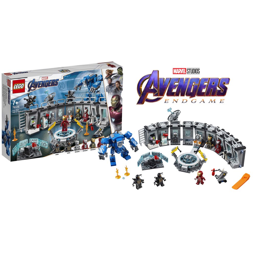 LEGO Marvel Avengers Iron Man Hall of Armor Lab Set - 76125