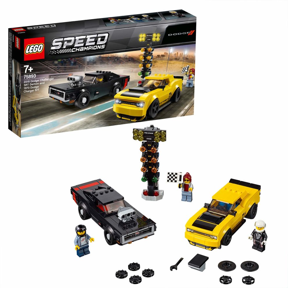 Lego Speed Champions 75893 Dodge 2018 Challenger Hellcat & Hot Rod (Jan