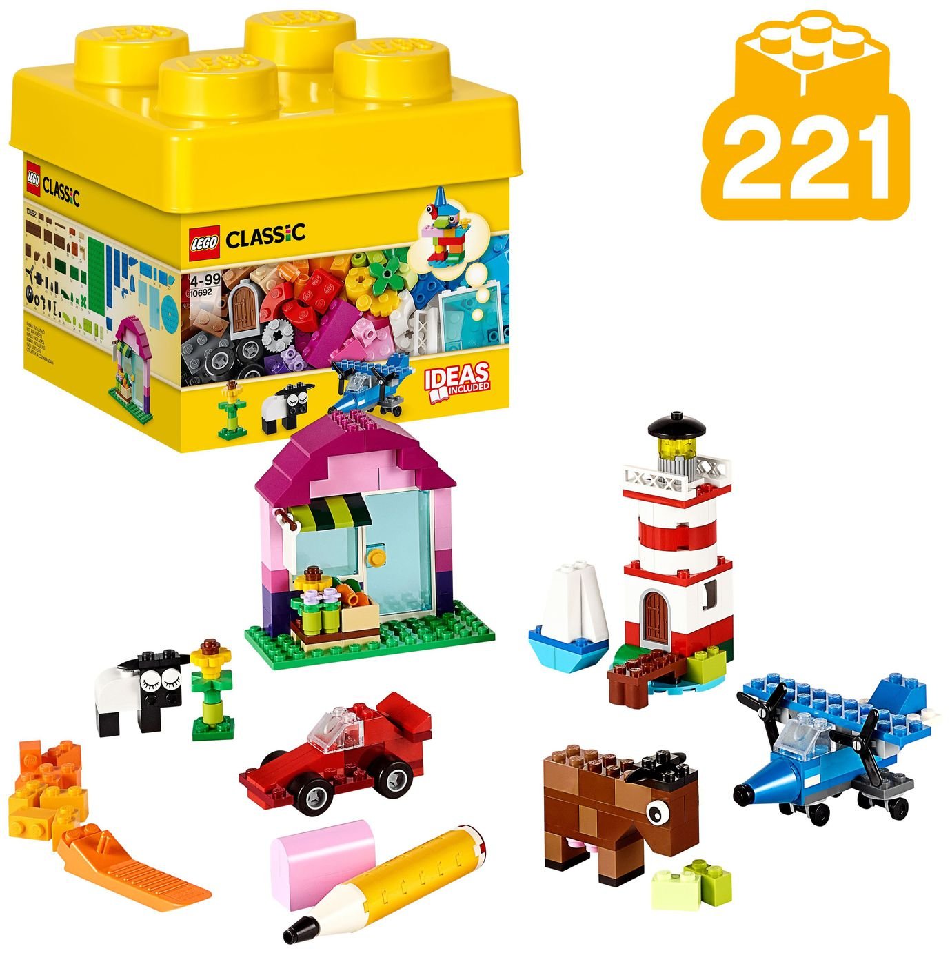 LEGO Classic Creative Bricks Set with Storage Box 10692