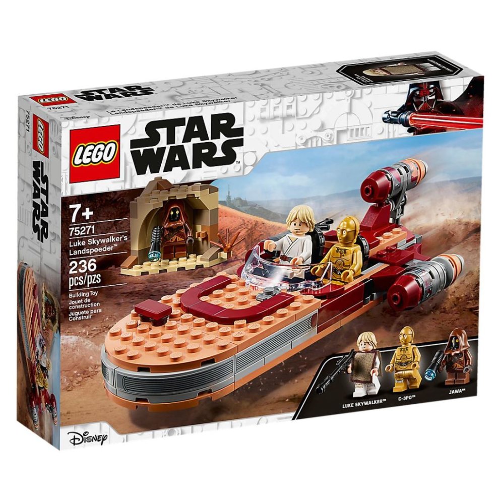 Lego Star Wars 75271 Luke Skywalker's Landspeeder Great Vehicle Episode 4