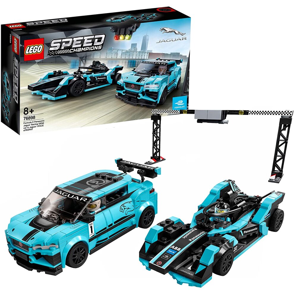 Lego 76898 Lego Speed Champions Jaguar Formula E & I-Pace Sv Race Car (Jan 2 Construction Playset