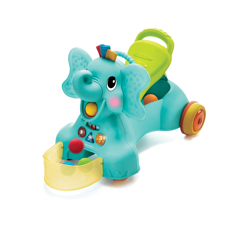 Infantino 3-in-1 Sit, Walk & Ride Elephant