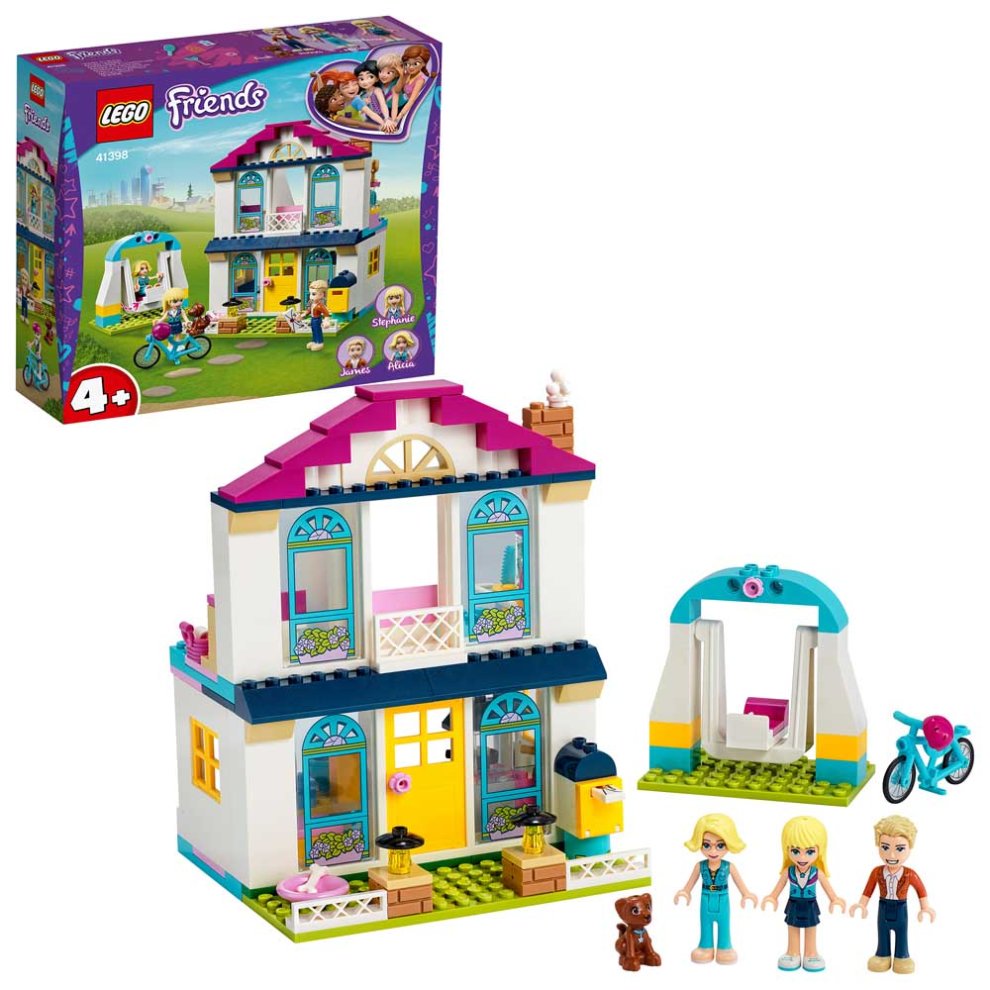 LEGO Friends 4+ Stephanie's House Mini Doll Play Set 41398 Age 4+ 170pcs
