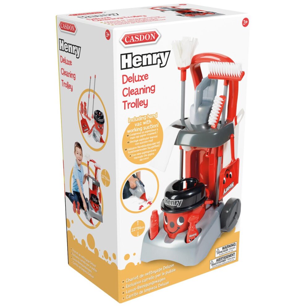 Casdon Henry Hoover Deluxe Cleaning Trolley