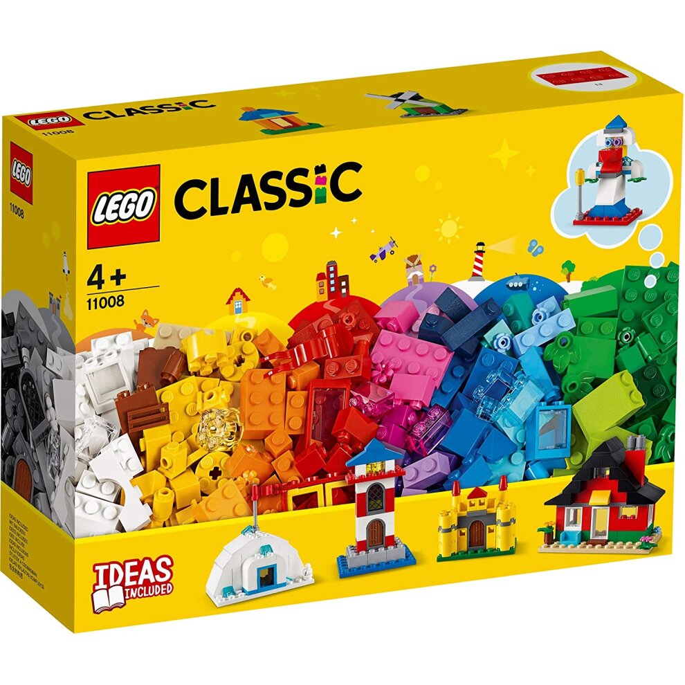 LEGO 11008 Classic Bricks and Houses Building Set, Preschool Toys for Kids 4+ Year Old with 6 Easy-to-Build Models