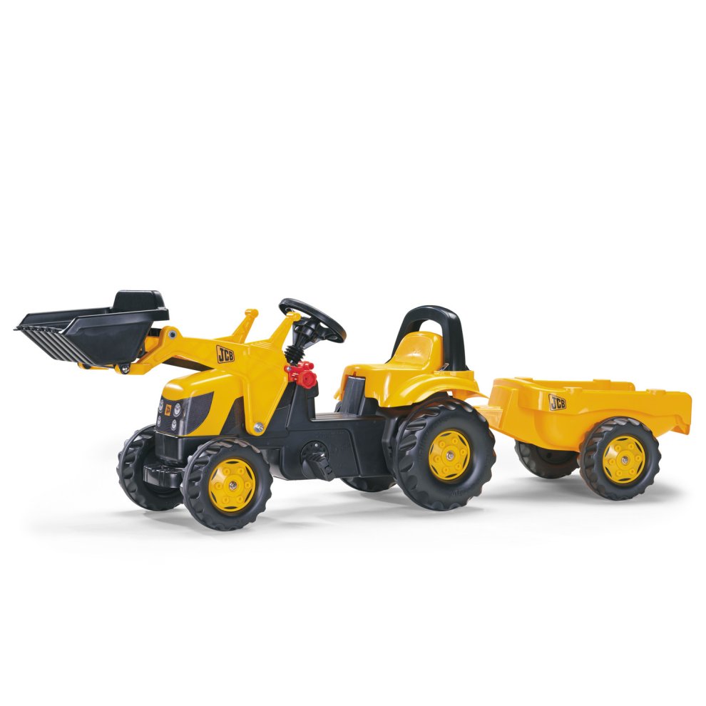 Rolly Kid JCB Tractor with Frontloader & Trailer