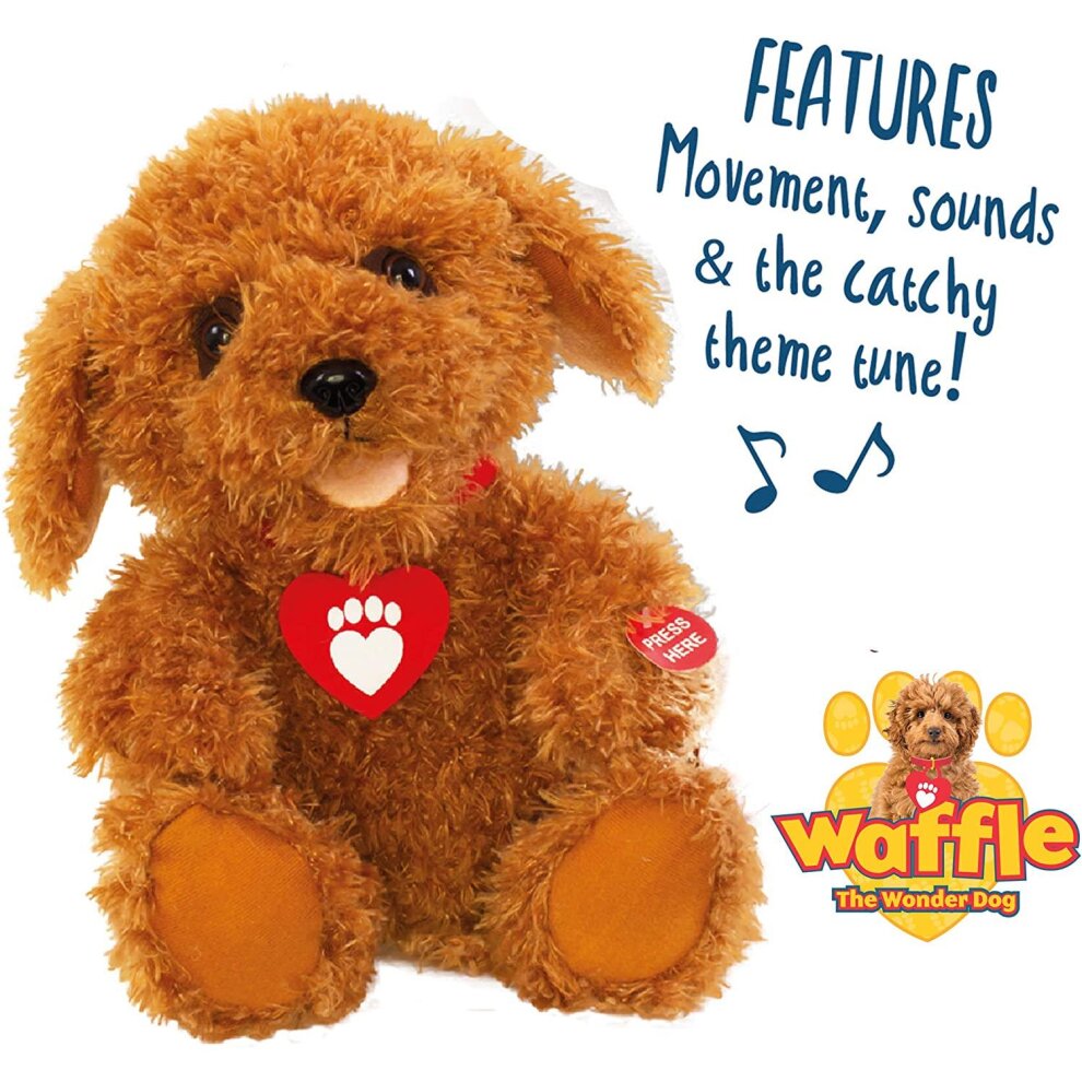 Everybody's Best Friend Waffle the Wonder Dog Interactive Soft Toy