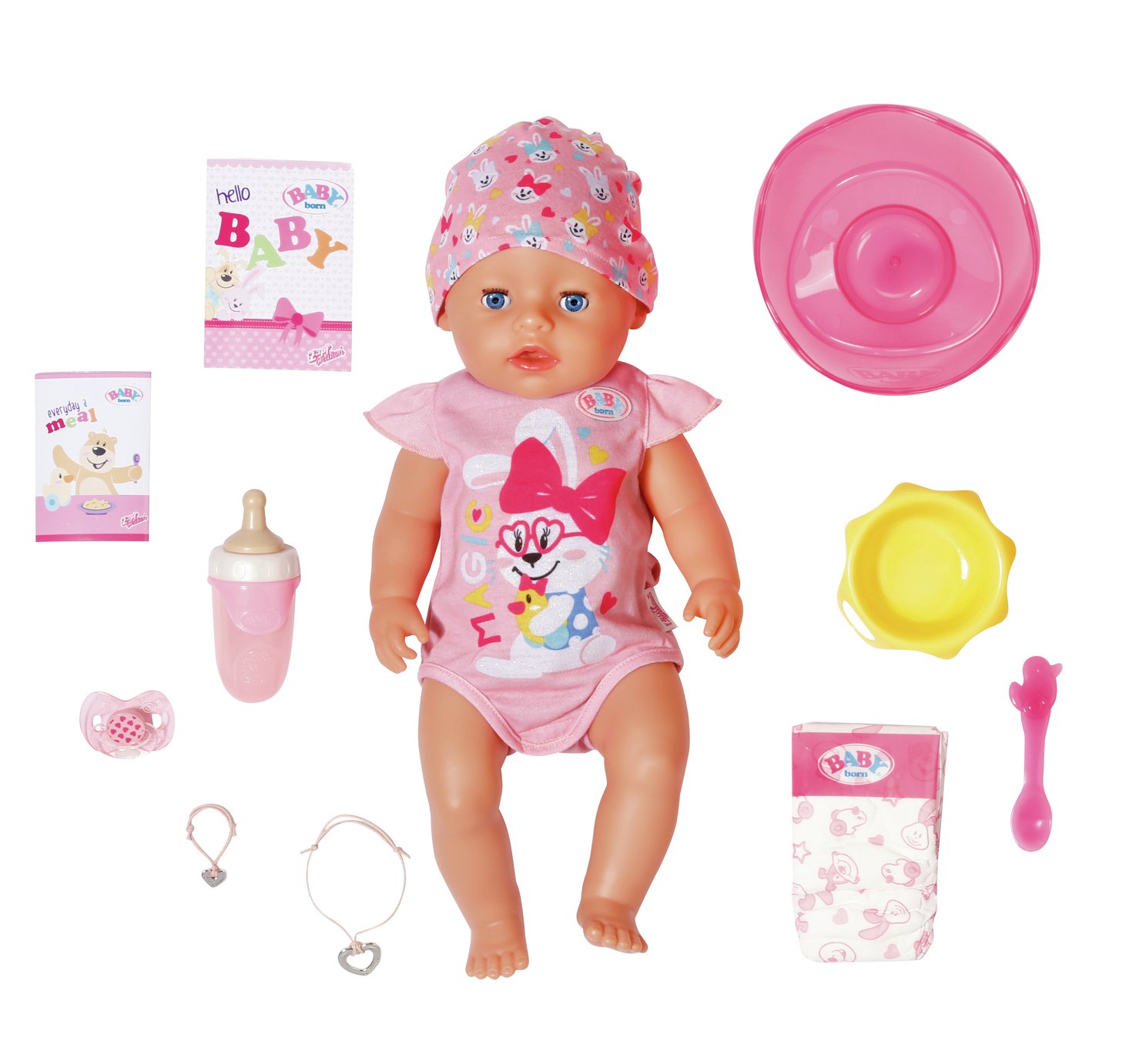 BABY born Magic Girl Doll in Light Pink Outfit - 17inch/43cm