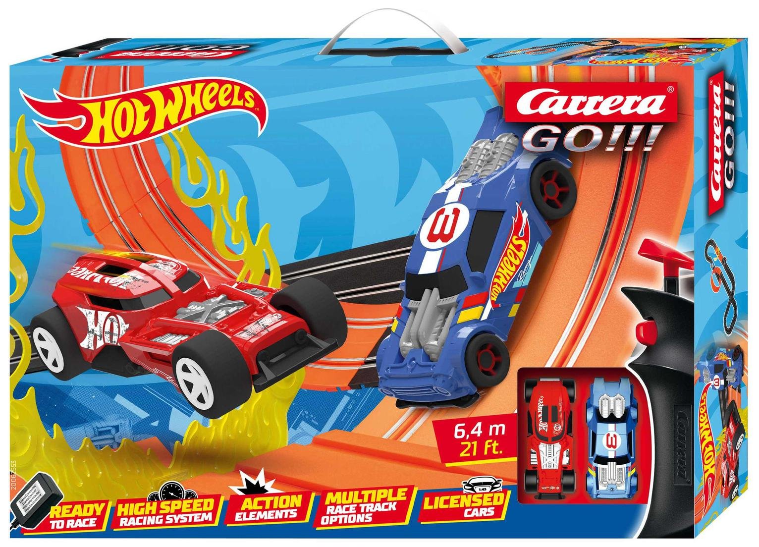 Carrera GO!!! Hot Wheels 6.4 Slot Racing Set (6.4m)