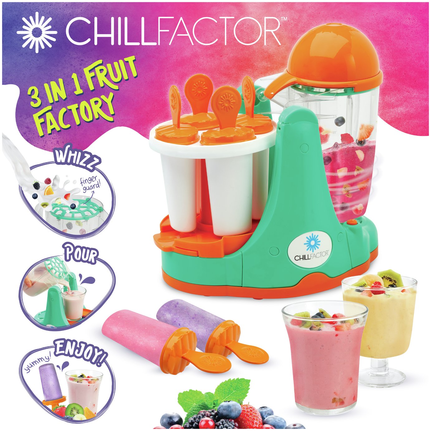 Chill Factor 3 in 1 Fruit Factory