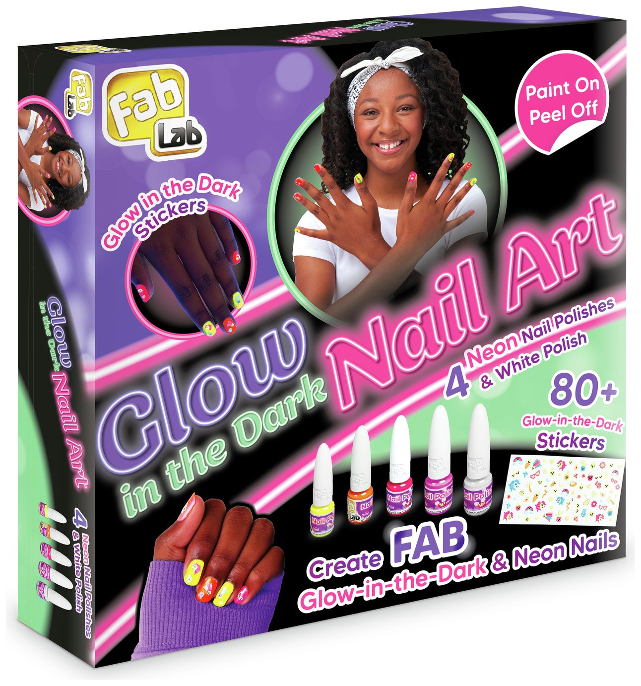 FabLab Glow in the Dark Nail Kit