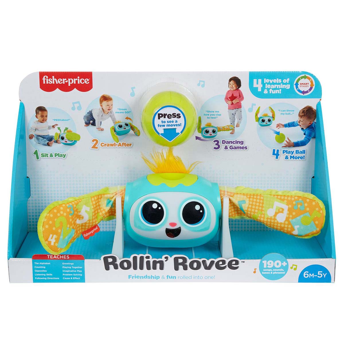 Fisher-price Rollin' Rovee Interactive Musical Toy