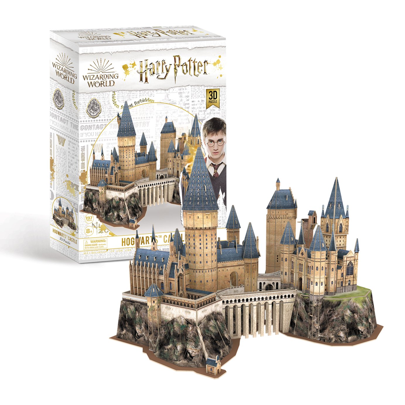 Harry Potter Hogwarts 3D Model Kit Puzzle