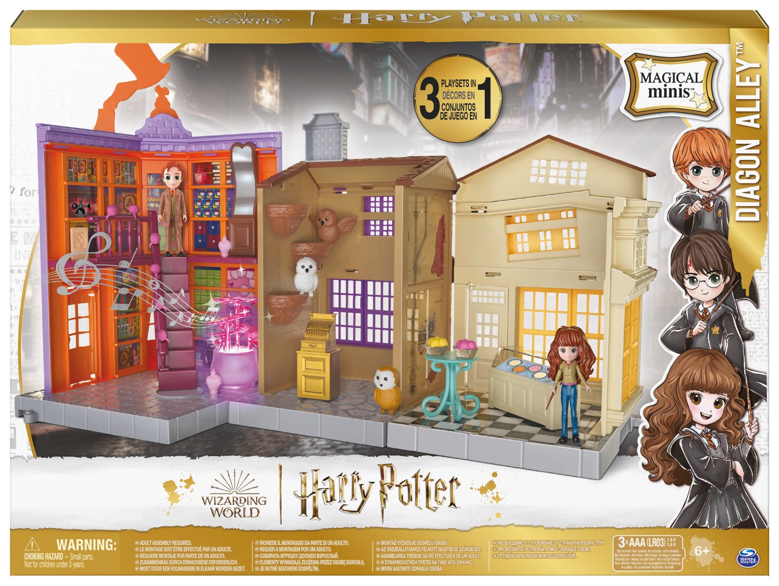 Harry Potter Magical Minis Diagon Alley playset - 3inch/7cm
