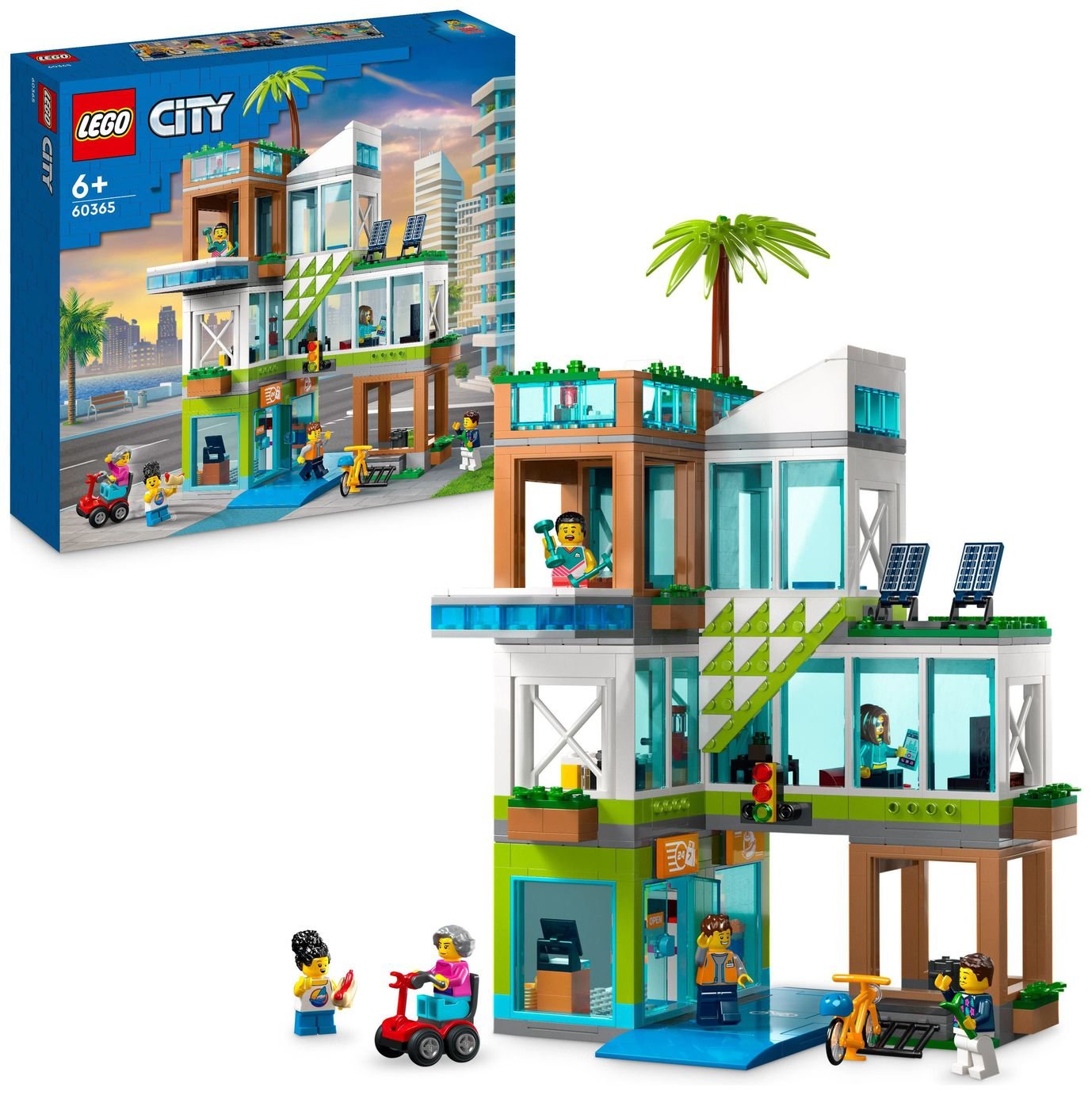 LEGO City Apartment Building, Modular Construction Set 60365