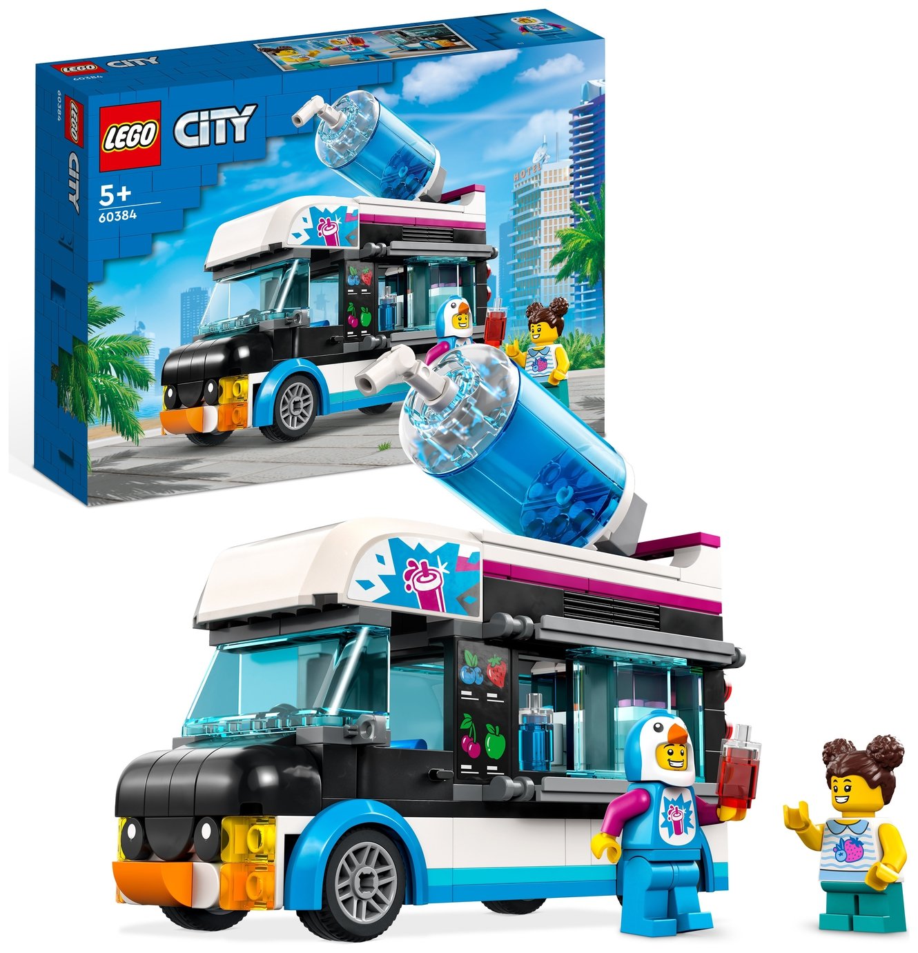 LEGO City Great Vehicles Penguin Slushy Van Truck Toy 60384