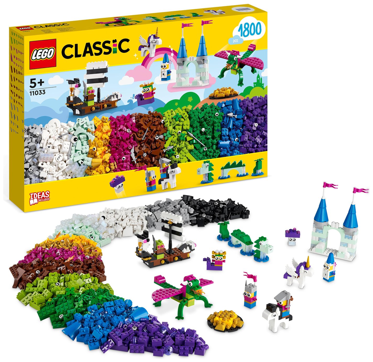 LEGO Classic Creative Fantasy Universe Building Toys 11033