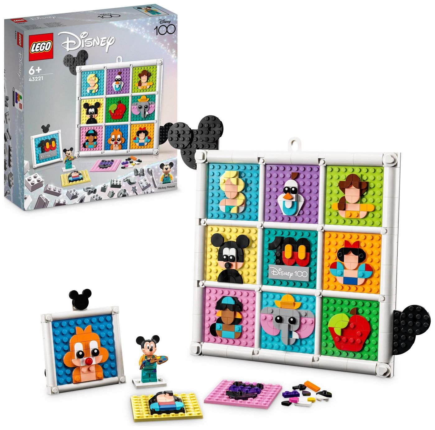 LEGO Disney 100 Years of Disney Animation Icons Crafts 43221