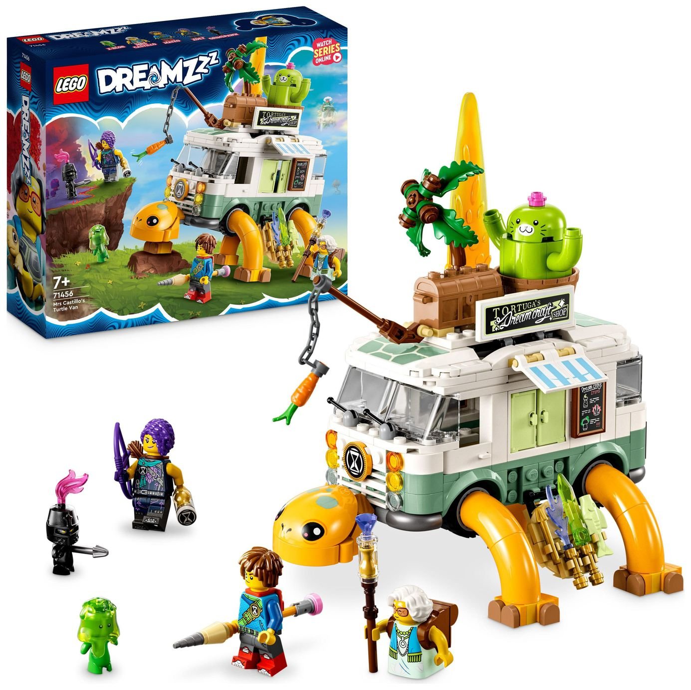 LEGO DREAMZzz Mrs Castillo's Turtle Van Toy Camper Set 71456