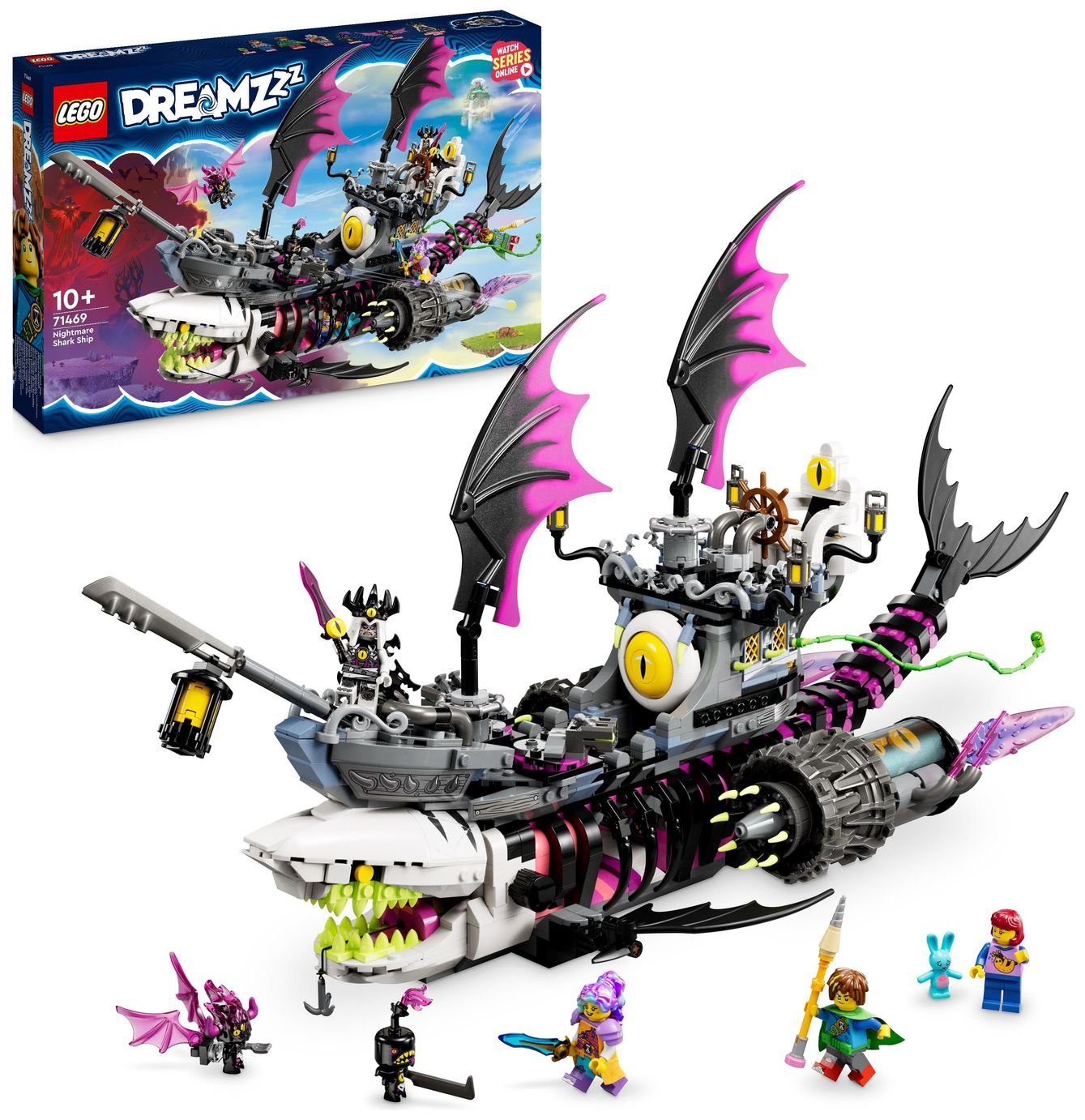 LEGO DREAMZzz Nightmare Shark Ship Pirate Ship Toy 71469