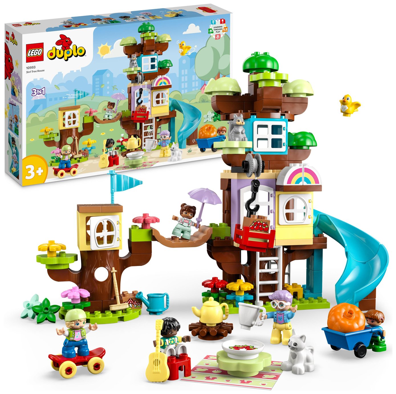 LEGO DUPLO 3in1 Tree House Set with Animal Figures 10993