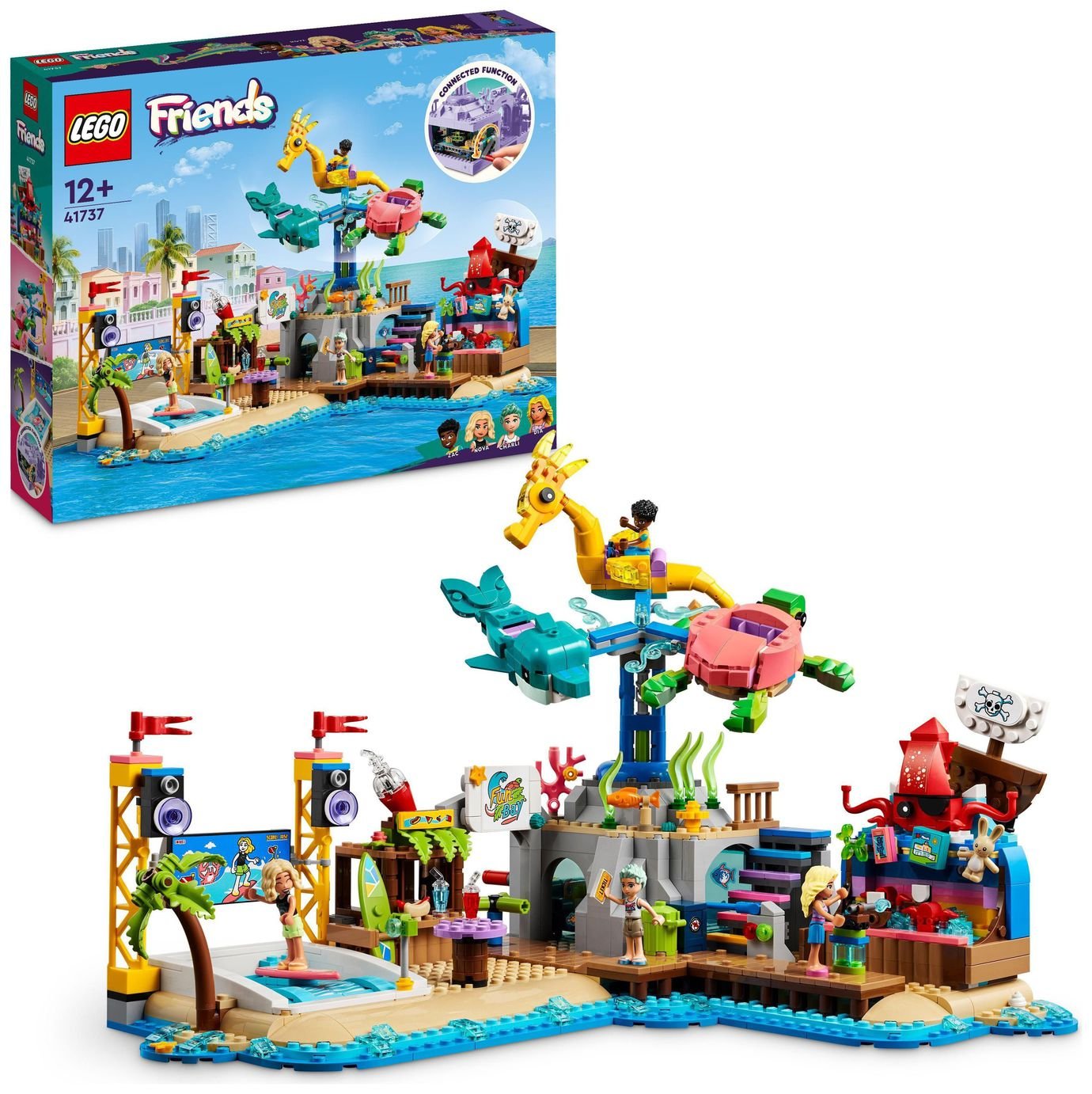 LEGO Friends Beach Amusement Park Set for Ages 12+ 41737