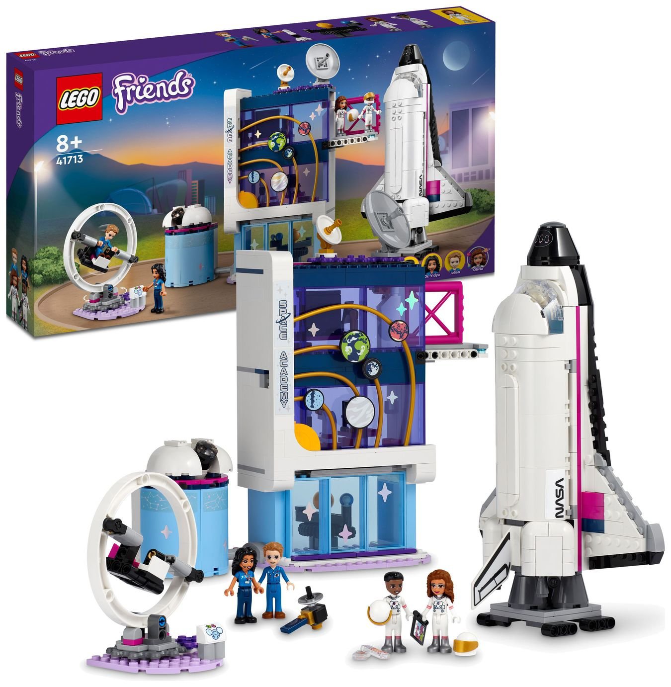 LEGO Friends Olivia's Space Academy with Toy Rocket 41713