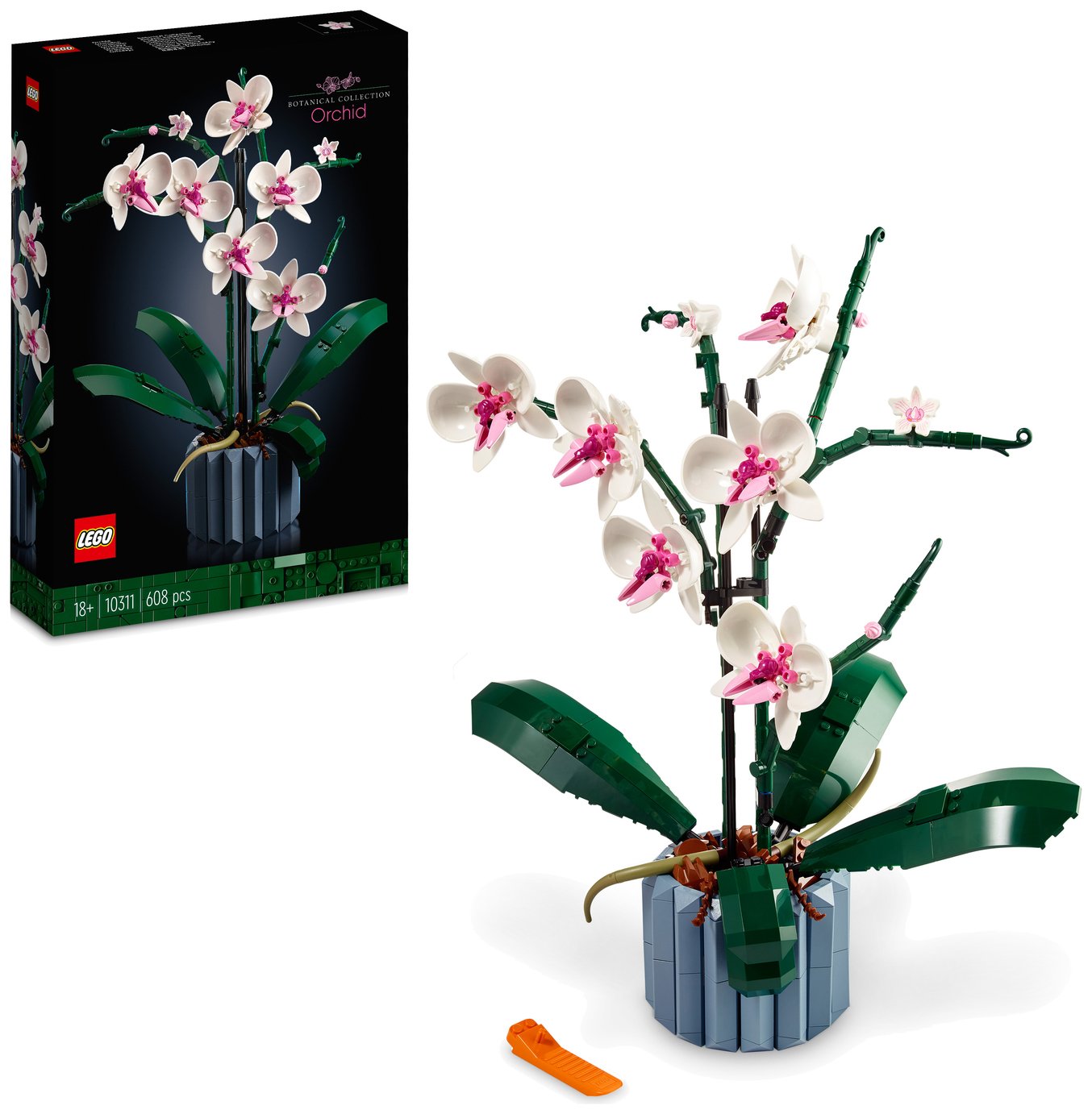 LEGO Icons Orchid Plant & Flowers Set for Adults 10311