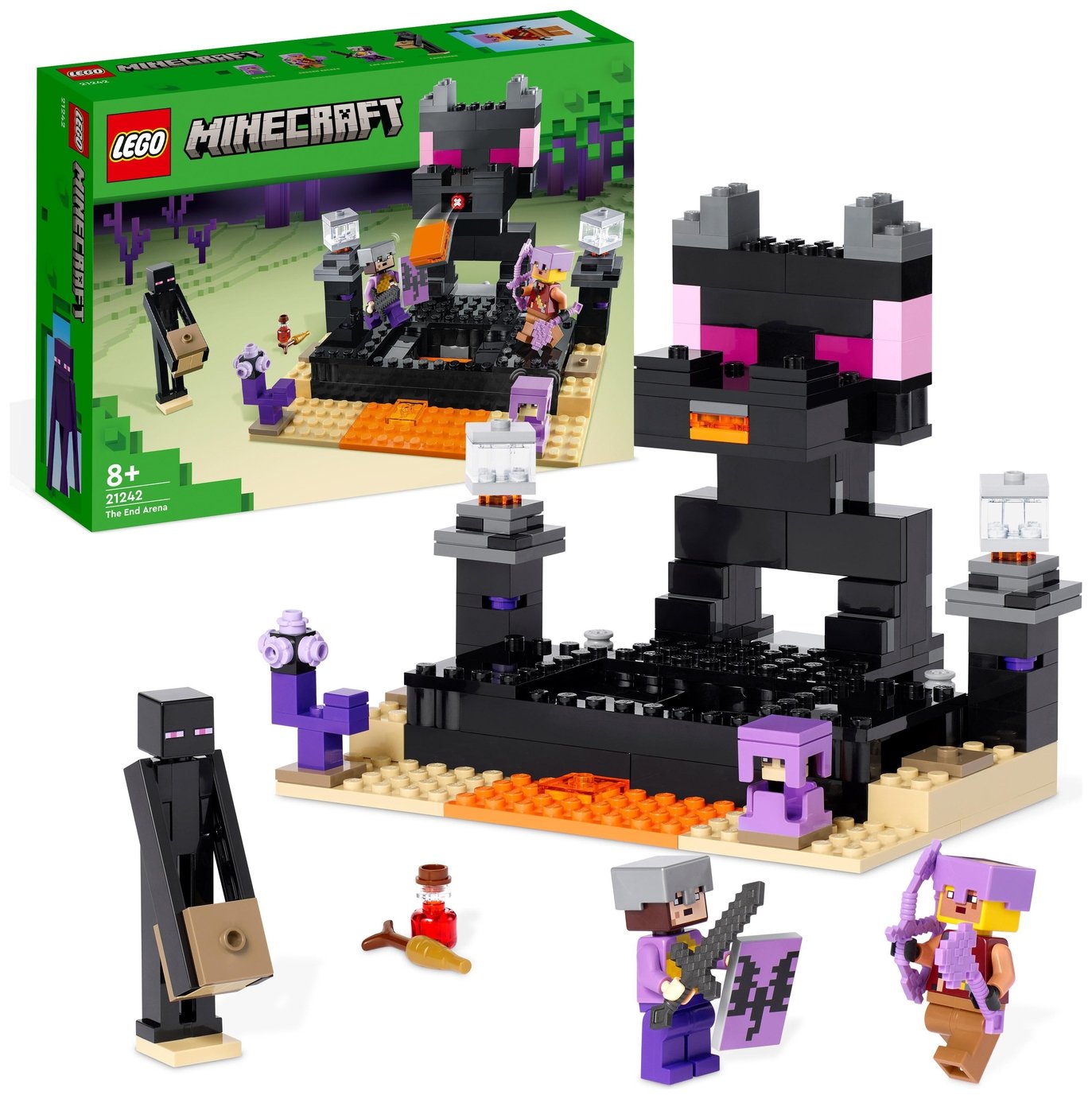 LEGO Minecraft The End Arena, Ender Dragon Battle Set 21242