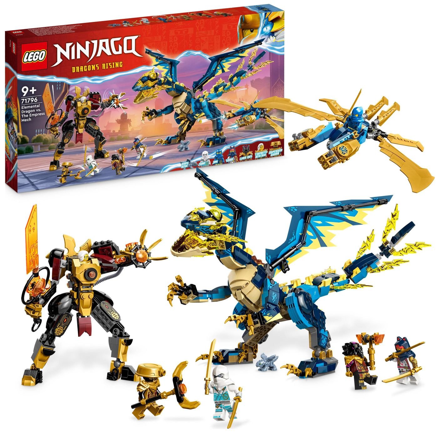 LEGO NINJAGO Elemental Dragon vs. The Empress Mech Set 71796