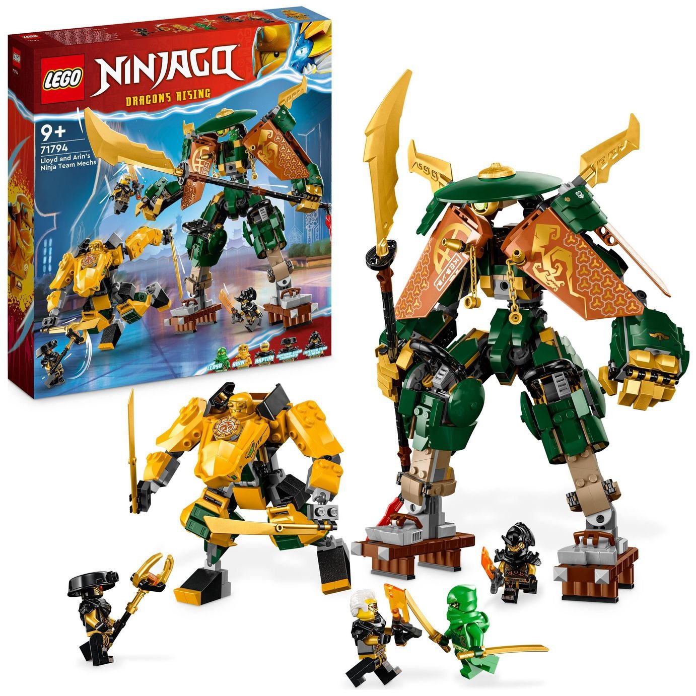 LEGO NINJAGO Lloyd and Arin's Ninja Team Mechs Set 71794