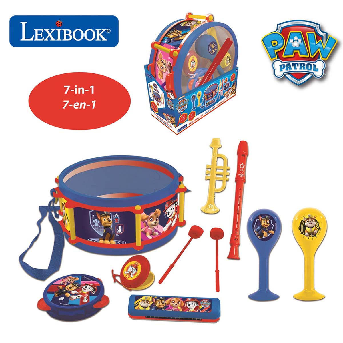 Lexibook Paw Patrol 7Pcs Musical Instruments Set