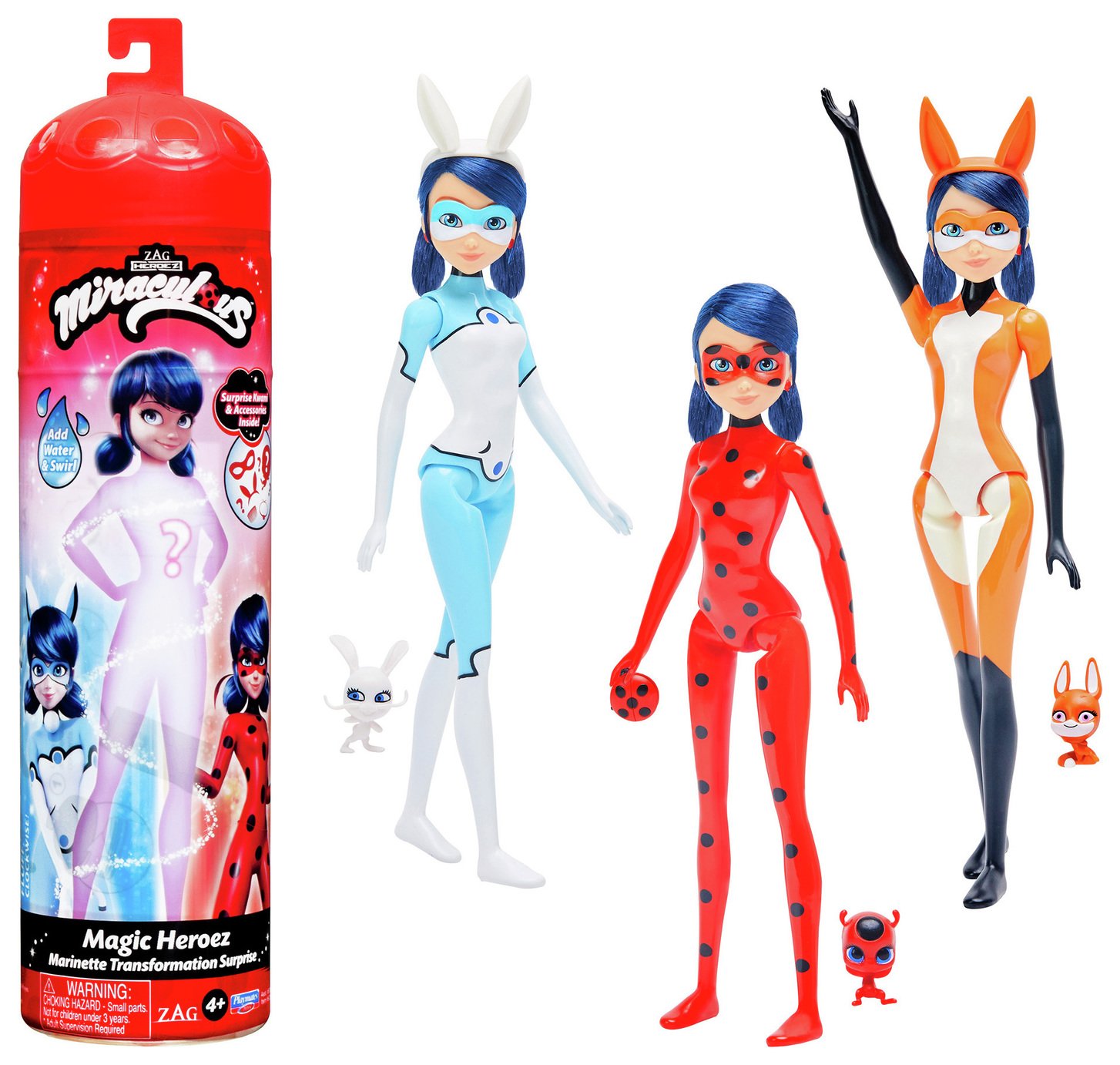 Miraculous Magic Heroes Colour Reveal Doll
