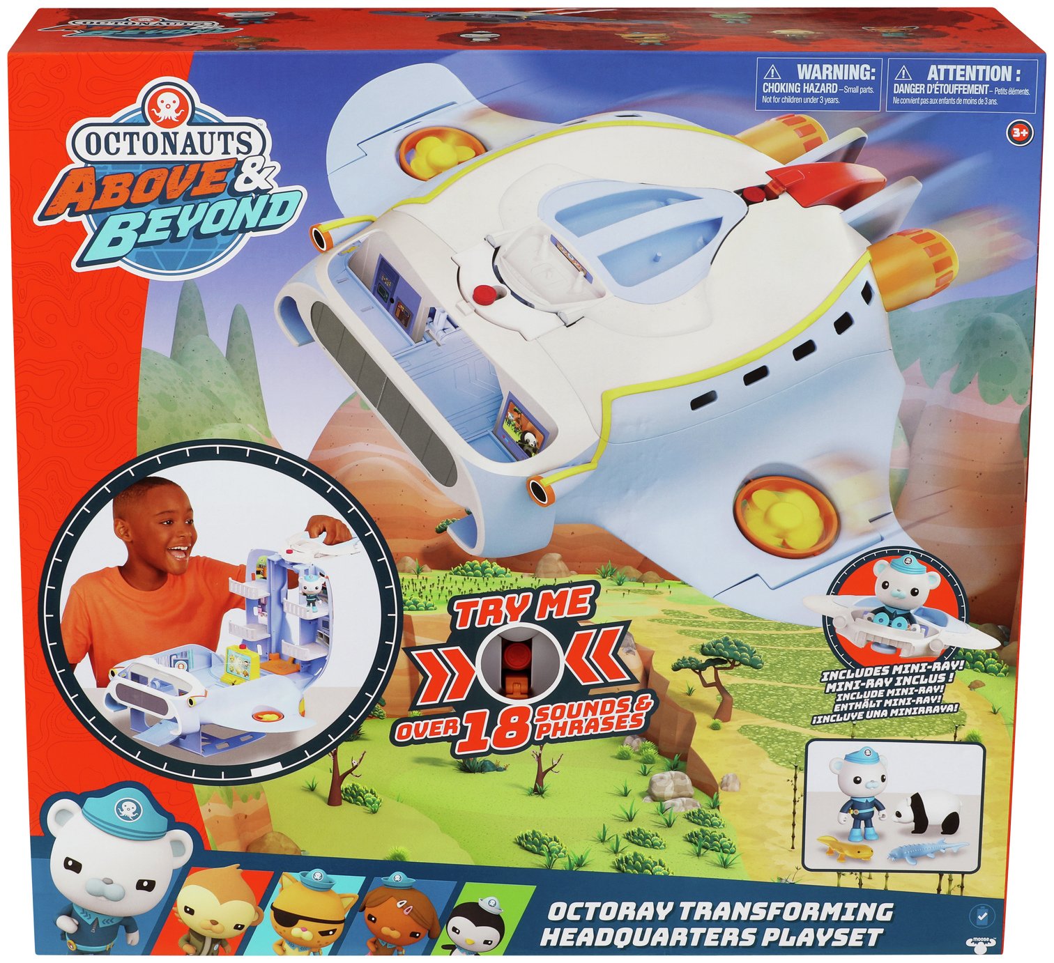 Octonauts Above & Beyond Octoray Transforming Playset