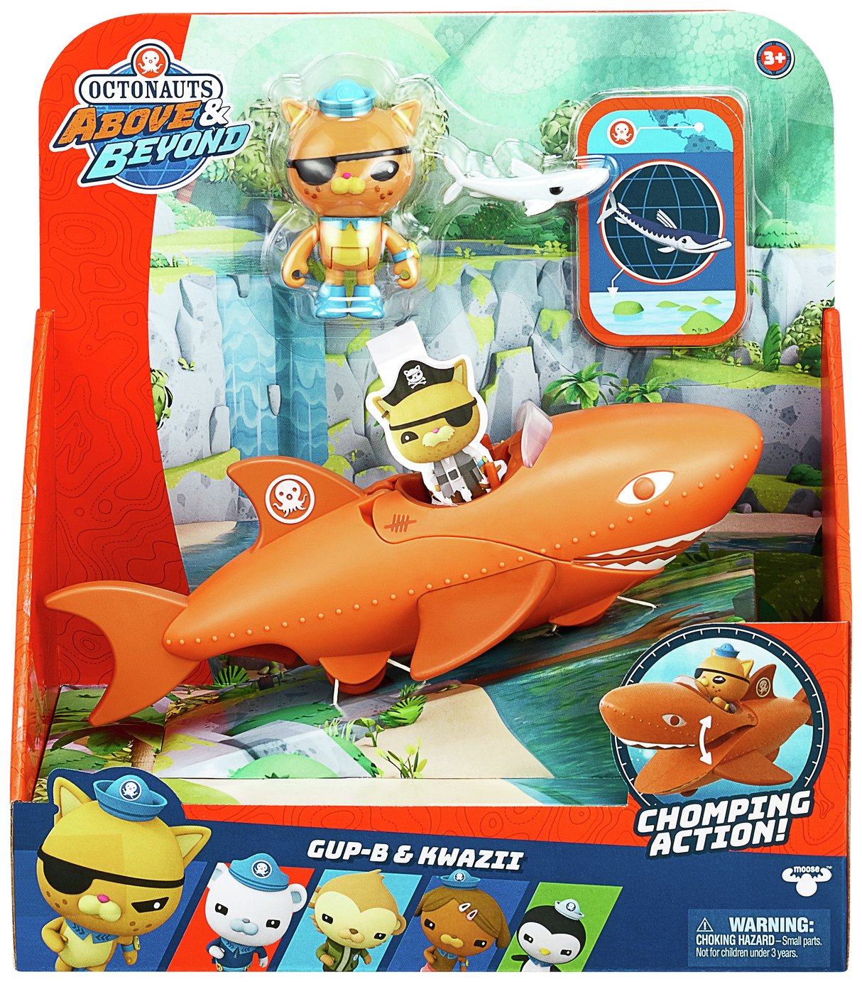 Octonauts Above & Beyond Toy Vehicle & Kwazii Adventure Pack