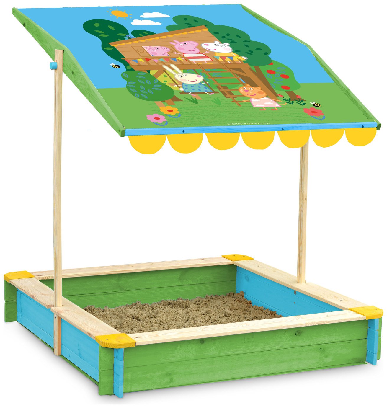 Peppa Pig Sandpit with Roof